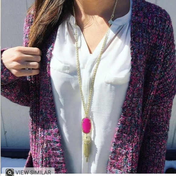 Kendra Scott, Magenta, Rayne, Necklace - Picture 6 of 9